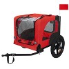 Whisen Pet Bike Trailer for Dogs & Cats, Folding Frame with Quick Release Wheels, Internal Leash - 2 of 4
