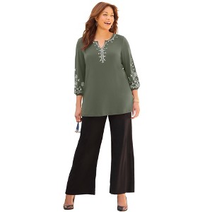 Catherines Anywear Kurta Top - 1 of 3