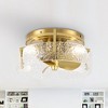 Parrot Uncle 12.7" Modern Gold Flush Mount Bladeless Ceiling Fan - 2 of 4
