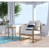 Mirabelle Outdoor Arm Chair - French Gold - Adore Decor - image 2 of 4