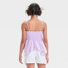 Girls' Handkerchief Hem Tank Top - art class™ - image 2 of 3