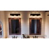 Urban Ambiance Luxury Modern Farmhouse Industrial Bath Fixture,  8-5/8"H x 21-5/8"W,  Olde Bronze Finish, UHP2143 - 2 of 4