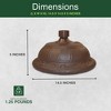 Good Ideas Outdoor Umbrella Stand Patio Base for 1” and 1.5” Poles, Cappuccino - 3 of 4