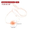 Unique Bargains Wedding Prom Adjustable Delicate Lace Camellia Choker Necklace 51.18" - 2 of 4