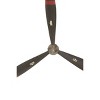 25" x 22" Metal Airplane Propeller Wall Decor, Industrial Style - Olivia & May - 3 of 4