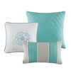 NicBex Printed Cotton Bedding Comforter Sets, All Season Bedding Set Reversible Quilt Set with Throw Pillows, Machine Washable - 3 of 4