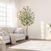Artificial Olive Tree Tall Faux Potted Olive Plant, Fake Olive Tree  and Fruits Artificial Tree - 2 of 4