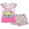 Despicable Me Toddler Girls' Flower Bello! Minions Pajama Sleep Set Shorts Pink - 2 of 4