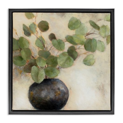 Stupell Industries Green Potted Eucalyptus Leaves, 25" x 25"