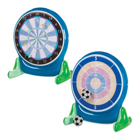 elektronisk fuldstændig kirurg Hearthsong Giant 58-inch Inflatable 2-in-1 Darts And Soccer Game With  Double-sided Board : Target