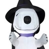 Peanuts Airblown Inflatable Snoopy Halloween House w/LEDs Scene Peanuts, 6 ft Tall, Multi - 4 of 4