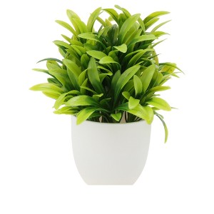 Unique Bargains Artificial Plants Luo Han Guo Plant Plastic Light Green 1 Pc - 1 of 4