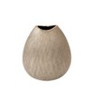 Decorative Vase Stoneware Ceramic Glam Teardrop Sculpture with Textured Surface and Modern Luxe Accent Design - 2 of 4