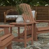 Merrick Lane Poly Resin Indoor/Outdoor All-Weather Adirondack Side Table - 3 of 4