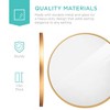 Best Choice Products 36in Framed Round Bathroom Vanity Wall Mirror w/ Anti-Blast Film - 3 of 4