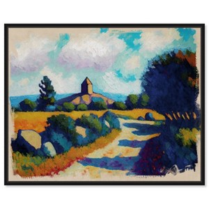 Art Remedy 1854 Landscape Classic Landscape and Portrait Wall Art Framed - 1 of 4