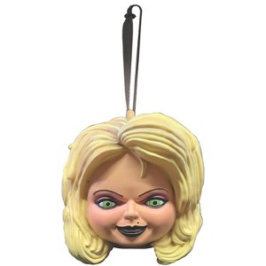 Trick or Treat Studios Holiday Horrors Bride of Chucky Tiffany Head Halloween Ornament -  - Yellow - 1 of 1