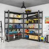 Syemin Utility Storage Shelves Garage Storage Rack, 6-Story Heavy Duty Shelve, Adjustable Shelving Unit, Industrial Shelf, Black, 45.3"*15.74"*77.44" - 3 of 4