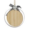 Northlight 4" Wood "Merry Christmas Fresh Cut Trees" Ornament - 3 of 3