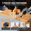 VEVOR Concealed Hinge Jig, Cabinet Hinge Jig with C-Type Clamp and Accessories, PA66 Nylon and Steel Material, Accurate Hinge Drill Jig, Brown - 4 of 4