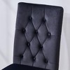 ORRD 2-Piece Dining Chairs | Gold Metal Legs & Black Velvet | Modern-Classic Fusion | Ideal for Kitchens, Conference Rooms - 4 of 4