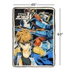 Just Funky Gundam Wing 45 x 60 Inch Fleece Throw Blanket & Sticker - 2 of 4