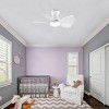 30"Indoor Small Five Blade Fan LED Dimmable Multi Speed Fan Ceiling Chandelier Fan With Remote, Timing Function, Memory Function-The Pop Home - 3 of 4