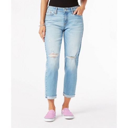 Denizen® From Levi's® Women's Mid-rise Cropped Boyfriend Jeans : Target