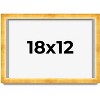 PosterPalooza | Minimalist Shadow Box Gold Picture Frame - UV Acrylic, Backing Board, Hanging Hardware - 2 of 4