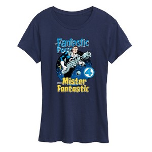 Women's - Marvel - Mr F Card- Women's Short Sleeve Graphic T-Shirt Short Sleeve Graphic T-Shirt - 1 of 4