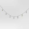 20ct LED Battery Operated Iridescent Ghost Halloween Indoor Outdoor Novelty String Lights Black/White - Hyde and EEK! Boutique™ - 3 of 4