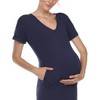 Maternity V-neck Maxi Dress - 4 of 4