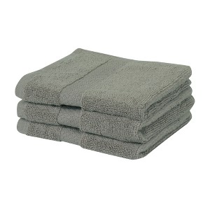 Splash Zero Twist 100% Ring Spun Cotton Face Washcloth Set – Reversible, 550 GSM, Soft, Lightweight, Highly Absorbent Towels for Bathroom - 1 of 4