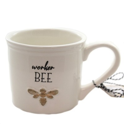 Tabletop 4.25" Oversized Worker Bee Mug Save The Bees Amscan  -  Drinkware