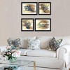 4-PC Vignette Gold Sea Collection Black Framed Wall Art for Living Room, Bedroom Wall Art Print for Home Decor by Bluebird Barn - 4 of 4