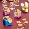 Blue Panda 15 Pack Small Glass Bottles with Cork Stoppers - 1.7 oz (50ml) Mini Jars with Twine and Blank Tags - 3 of 4