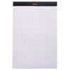 Rhodia Staplebound Notepad - Graph 80 sheets - 8 1/4 x 12 1/2 - Black cover - 2 of 4