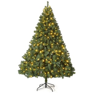 Artificial Christmas Tree, Snow Flocked Xmas Trees for Indoor & Outdoor, Foldable Base for Easy Setup and Storage,Xmas Decoration - 1 of 4