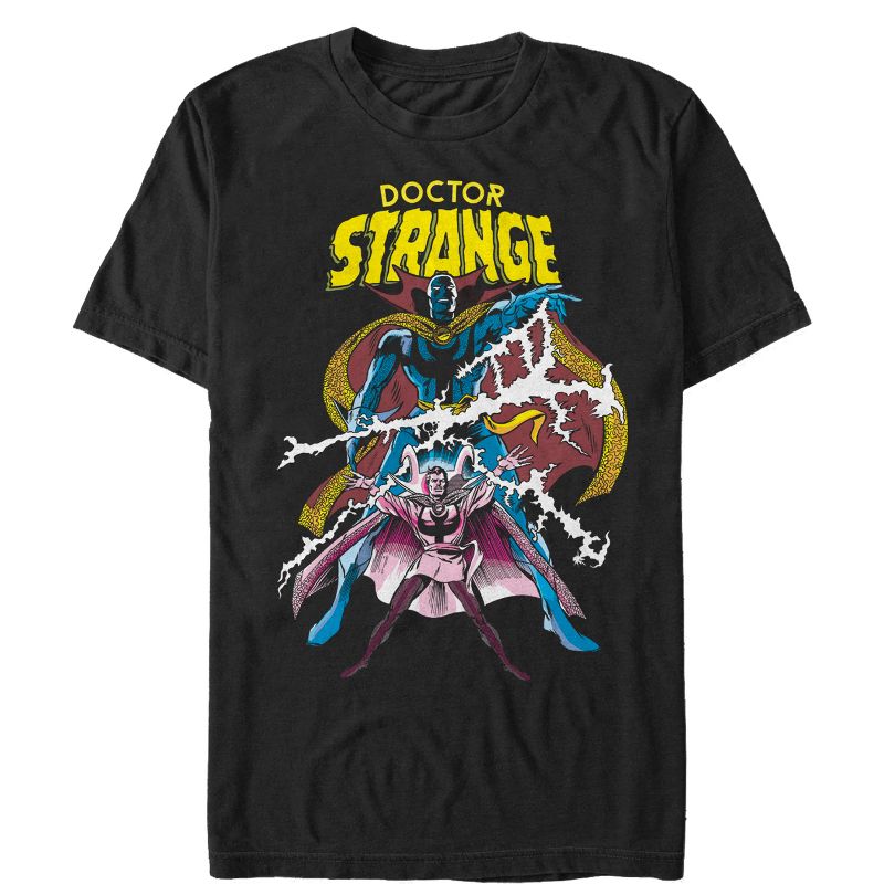 Men's Marvel Doctor Strange Double Lightning T-Shirt, 1 of 5