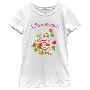 Girl's Strawberry Shortcake Life is Berry Sweet T-Shirt - 1 of 4