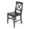 NicBex Dining Chairs Set of 2 Cross Back Style Acacia Wood Dining Chairs for Kitchen, Bedroom - 2 of 4