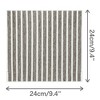 INSPIRE CHIC Men's Stripes Pattern Decorative Pocket Square - 2 of 4