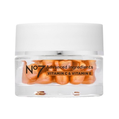 No7 Advanced Ingredients Vitamin C & Vitamin E Facial Capsules - 30ct