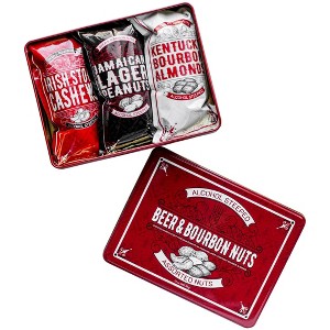 GreatFoods Trio of Liquor Nuts Gift Tin - 1 of 3