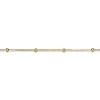 Guili Sterling Silver 14K Gold Plated Bead Link Anklet, Adjustable for Comfort - Perfect for Pairing With Any Summer or Casual Outfit - 2 of 2