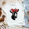 Simply Sage Market Women's Goat and Bandana Short Sleeve Garment Dyed Tee - 3 of 4