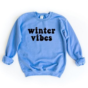 Simply Sage Market Women's Graphic Sweatshirt Retro Winter Vibes - 1 of 2