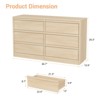 6/7/8 Drawer Dresser - Large Wooden Storage Chest for Bedroom, Nursery & Entryway - 3 of 4