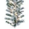 Vickerman Flocked Kiana Artificial Christmas Garland - 4 of 4