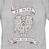 Women's Star Wars Valentine Don't Fly Solo T-Shirt - 2 of 4